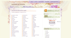 Desktop Screenshot of annuaire-de-nathalie.com